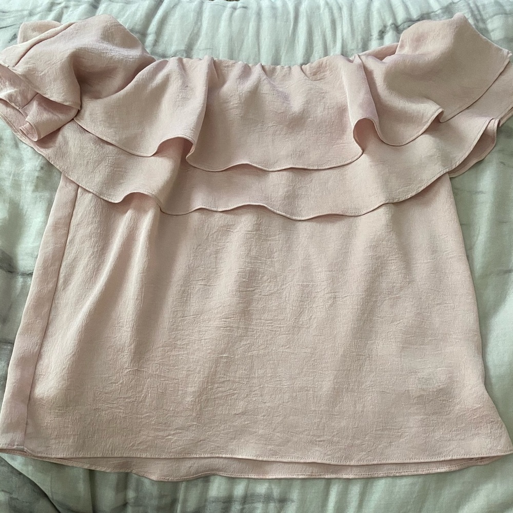 Express sleeveless off-shoulder top